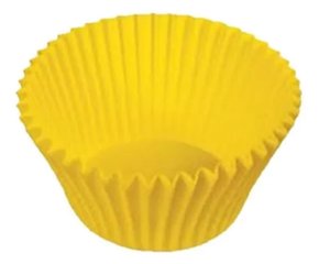 Forminha Forneavel Cup Cake Peq Amarela C/ 54 Un Ultrafest
