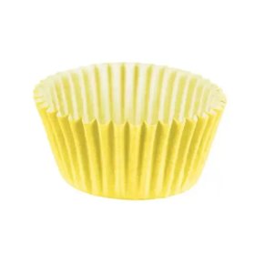 Forminha para Doces Nº6 100 Unidades Amarelo Claro Regina