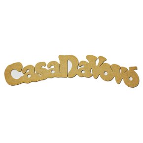 Frase MDF Casa Da Vovó Cod 5013