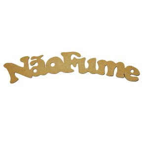 Frase MDF Não Fume Cod 5016