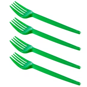 Garfo de Sobremesa Verde C/50 Unidades Prafesta