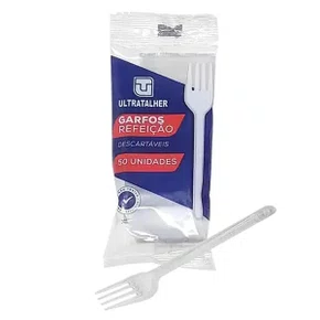 Garfo Refeição Branco Master Ultra C/ 50 Unidades