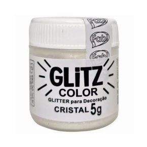 Glitter Comestível Cristal Nacarado Glitz 5g