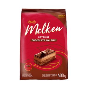 Gotas De Chocolate Ao Leite 400G Melken Harald