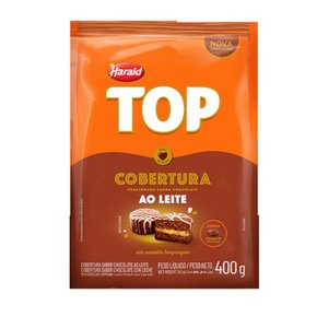 Gotas De Chocolate Ao Leite 400G Top Harald