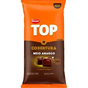 Gotas De Chocolate Meio Amargo 1,01Kg Top Harald