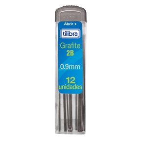 Grafite 0.9mm 2B com 12 Unidades Tilibra