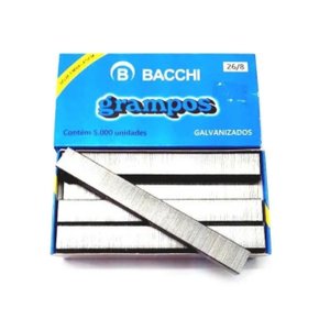 Grampo 26/08 Bacchi Caixa com 1000 Unidades