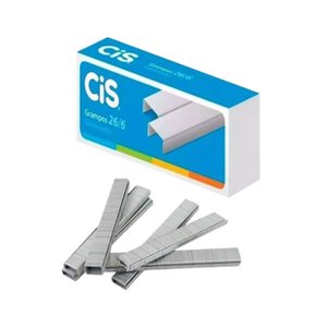 Grampos para Grampeador Galvanizado 5000 Unidades 26/6 Cis