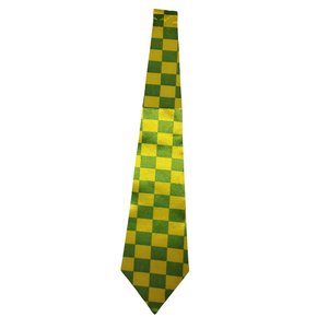 Gravata Brasil Verde Amarelo Xadrez Copa Importado