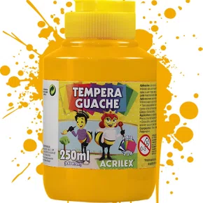 Guache Amarelo Ouro 250ml Acrilex