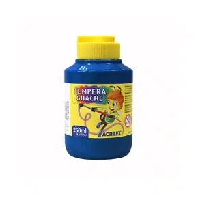 Guache Azul 250ml Acrilex