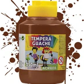 Guache Marrom 250ml Acrilex