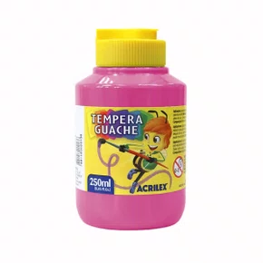Guache Rosa 250ml Acrilex