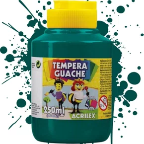 Guache Verde Bandeira 250ml Acrilex