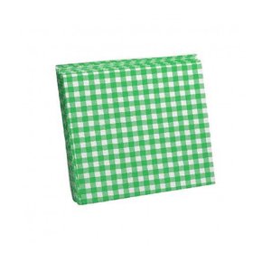 Guardanapo de Papel Xadrez Verde 25 un Kaixote