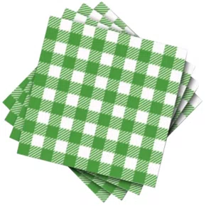 Guardanapo de Papel Xadrez Verde 25 un Kaixote
