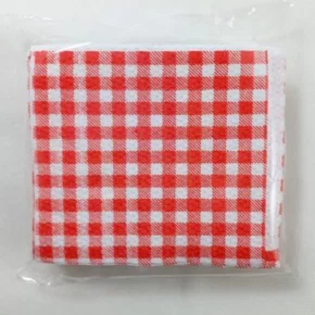 Guardanapo de Papel Xadrez Vermelho 25 un Kaixote