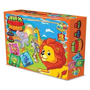 Jogo da Memória 48 Peças Animais GGB