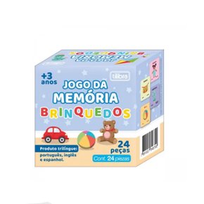 Jogo da Memória Pedagógico 24 Peças Brinquedinhos Tilibra