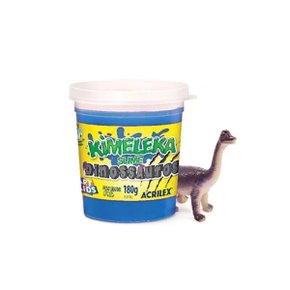 Kimeleka Slime 180g Azul Dinossauros Acrilex