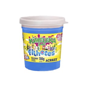 Kimeleka Slime 180g Azul Filhotes Acrilex