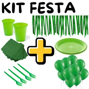 Kit de Festa Embalagens Verde