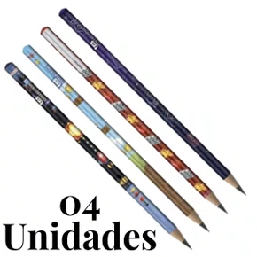 Kit de Lápis Grafite 04 Unidade Sortido Arcade Tris
