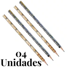 Kit de Lápis Grafite 04 Unidade Sortido One Piece Tris