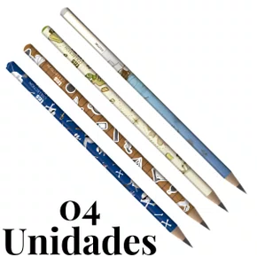 Kit de Lápis Grafite 04 Unidade Sortido Piratas Tris