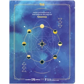 Kit de Notas Autoadesivas com 7 Blocos Holic Cosmos Tris