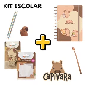 Kit Escolar Capivara SkyPaper