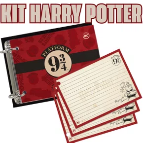 Kit Escolar Harry Potter Fichário + Refil DAC