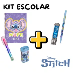 Kit Escolar Stitch