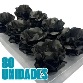 Kit Forminha para Doces Style Preto C/ 80 Unidades Ultrafest