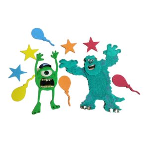 Kit Mini Personagens 11 Unidades Monstros S.A Piffer