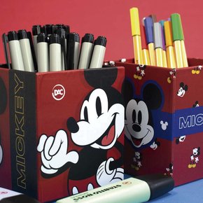 Kit Organizadores de Mesa e Bloco de Anotações Mickey Mouse Dac