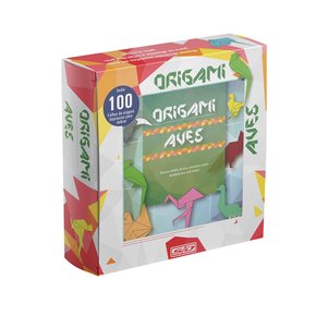 Kit Origami Aves 100 Folhas São Domingos