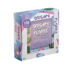 Kit Origami Flores 100 Folhas São Domingos