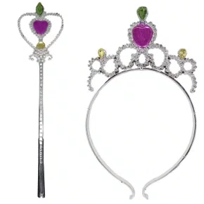Kit Tiara e Varinha Princesa Ref 8009