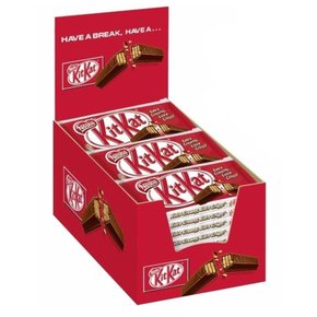KitKat Chocolate Clássico Caixa Com 24 Unidades Nestlé