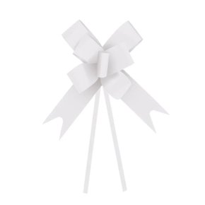 Laço Pronto 23mm Médio Branco Albano (Pacote com 10 Unidades)