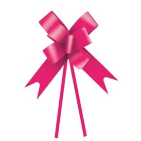 Laço Pronto 23mm Médio Pink Albano Pct C/ 10 Un