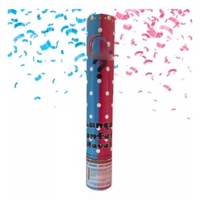 Lança Confete Chá Revelação Menina Rosa CRG Festas