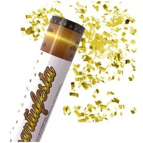 Lança Confete Ouro Partiu 30cm