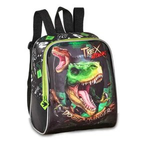 Lancheira Térmica Dinossauro Preto T-Rex Attack Tilibra
