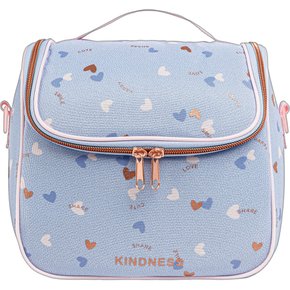 Lancheira Térmica Lilás e Corações Kindness Academié Tilibra