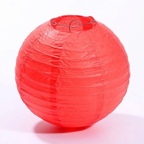 Lanterna Papel Vermelha 40cm