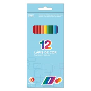Lápis de Cor 12 Cores D+ Tilibra