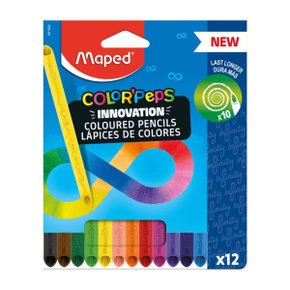 Lápis de Cor 12 Cores Infinito Colorpeps Maped
